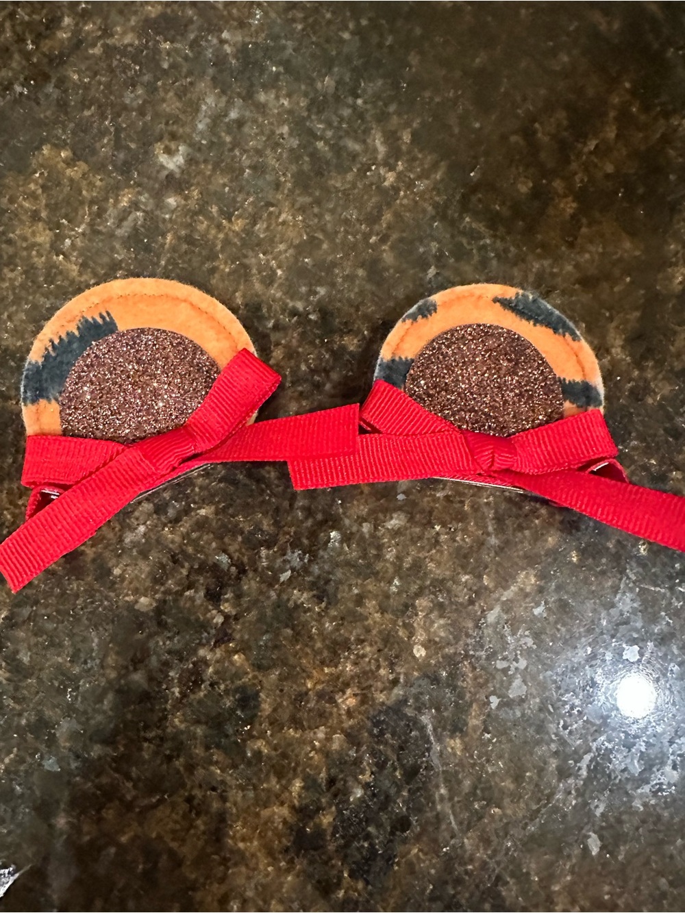 Daniel Tiger hair clips perfect for Halloween costume !